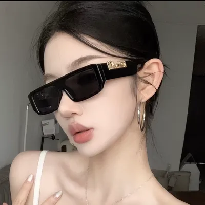 Leopard black  sunglasses trendy style