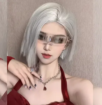 Cyberpunk futuristic trendy glasses