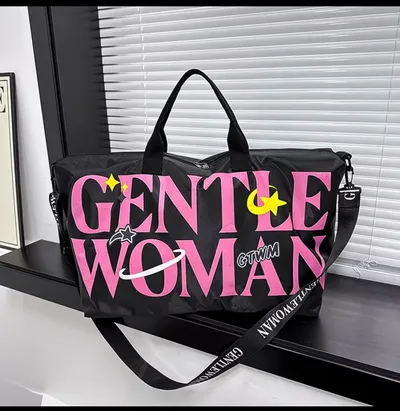 Gentle woman travelling bag