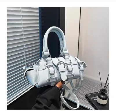 Blue sides pocketed bag