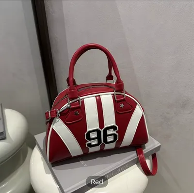 Red trendy women’s bag