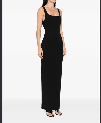 Long black dress