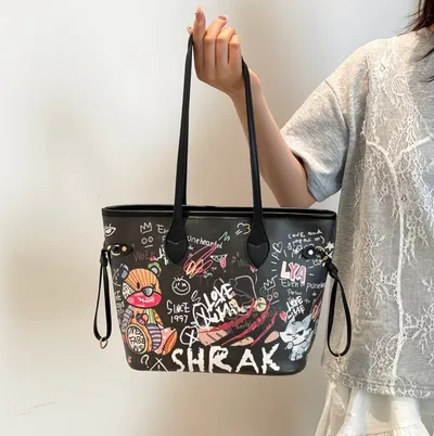 Pink large capacity bag