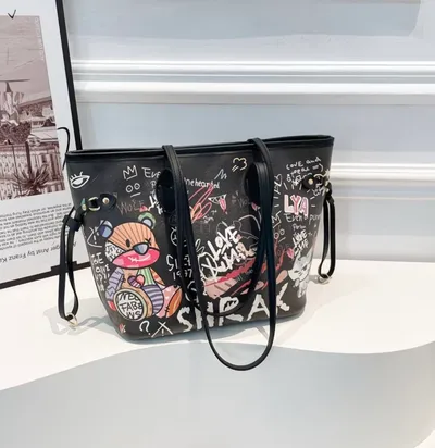Pink large capacity bag