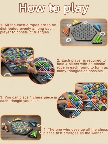 Game chain trivia random color 2-4 players
