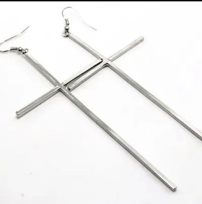Cross earrings trending style