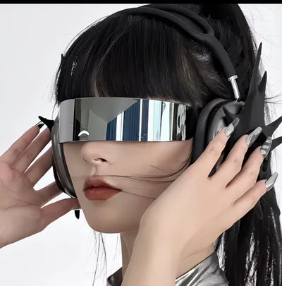 Cyberpunk futuristic sunglasses