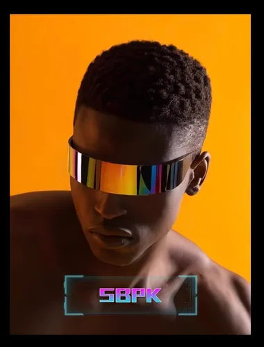 Cyberpunk futuristic sunglasses