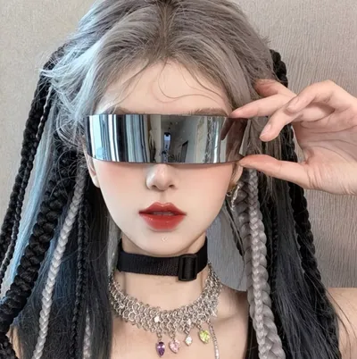 Cyberpunk futuristic sunglasses